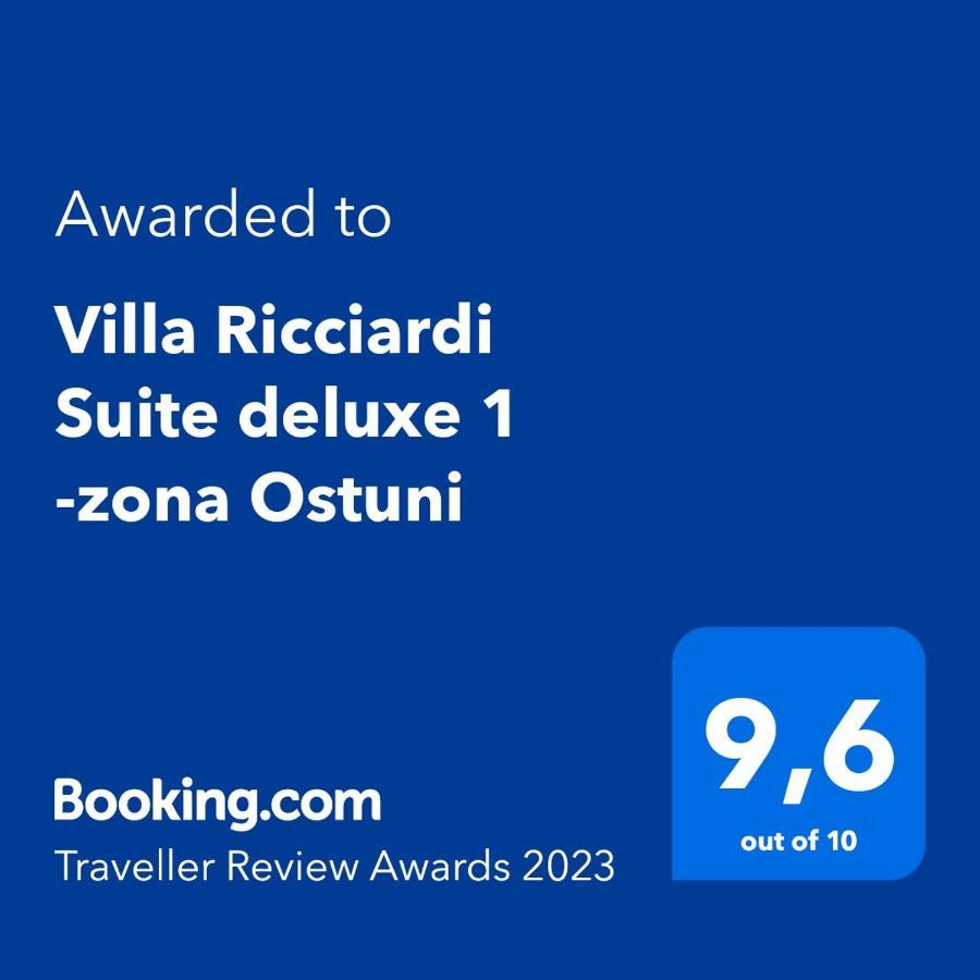 Villa Ricciardi-Suite Famigliare 1-Zona Ostuni Montalbano  Dış mekan fotoğraf